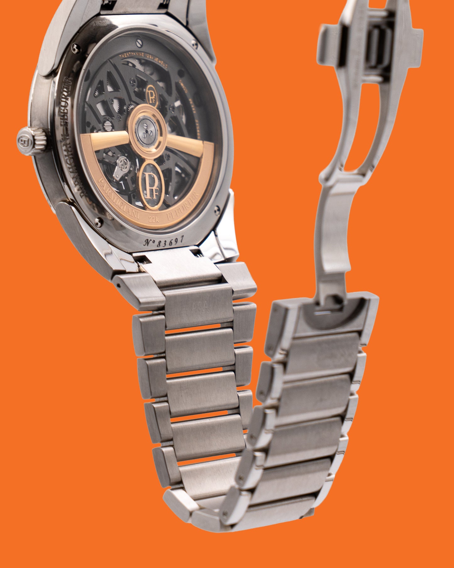 Parmigiani Fleurier Tonda 40mm pfc912-1020001-100182 Steel Skeleton Gold Hands 2025