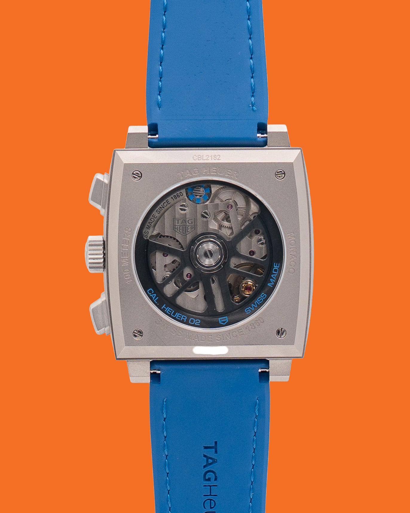 Tag Heuer Monaco 39mm CBL2182 Titanium Blue Skeleton 2023