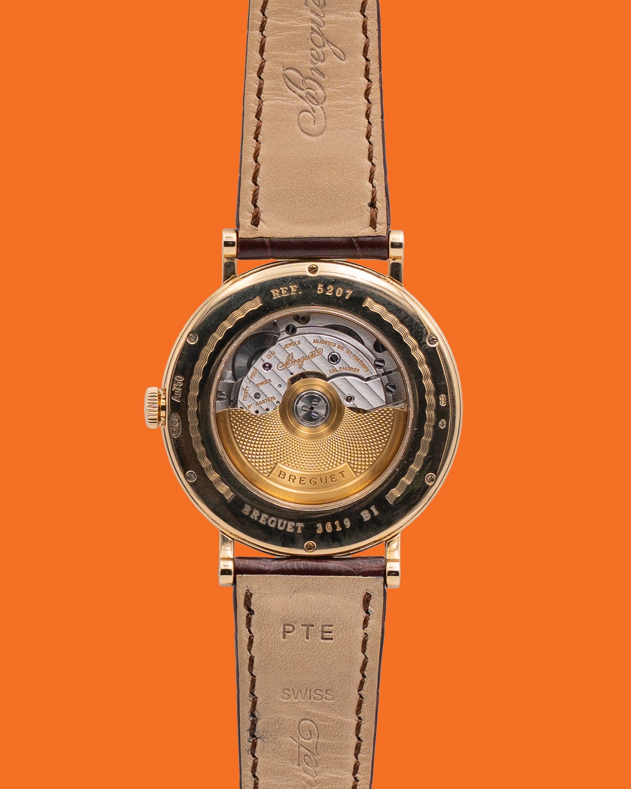 Breguet Classique 39mm 5207BA/12/9V6 Yellow gold Retrograde Seconds 2014