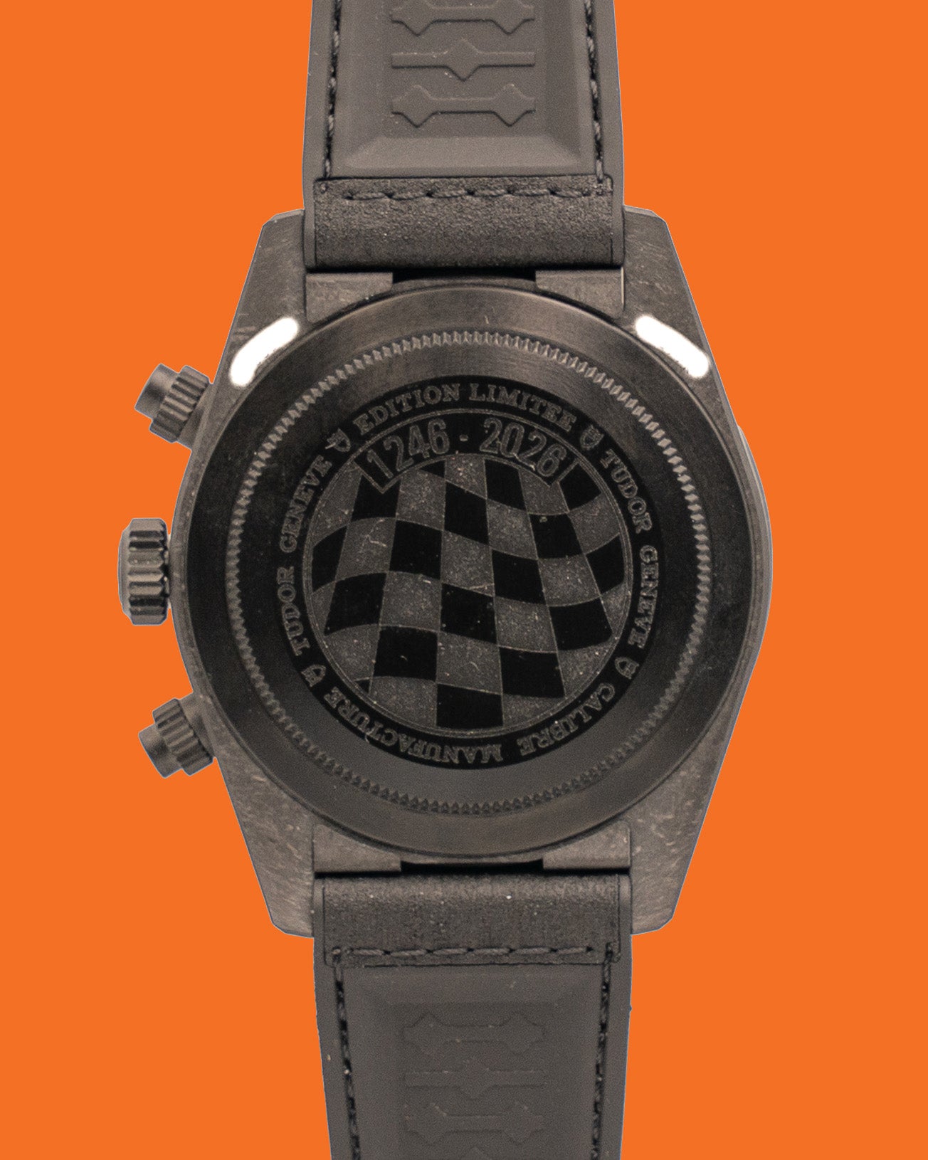 UNWORN Tudor Black bay Chrono Carbon 26 42mm 79377KN Carbon Case Yellow and White Dial 2026