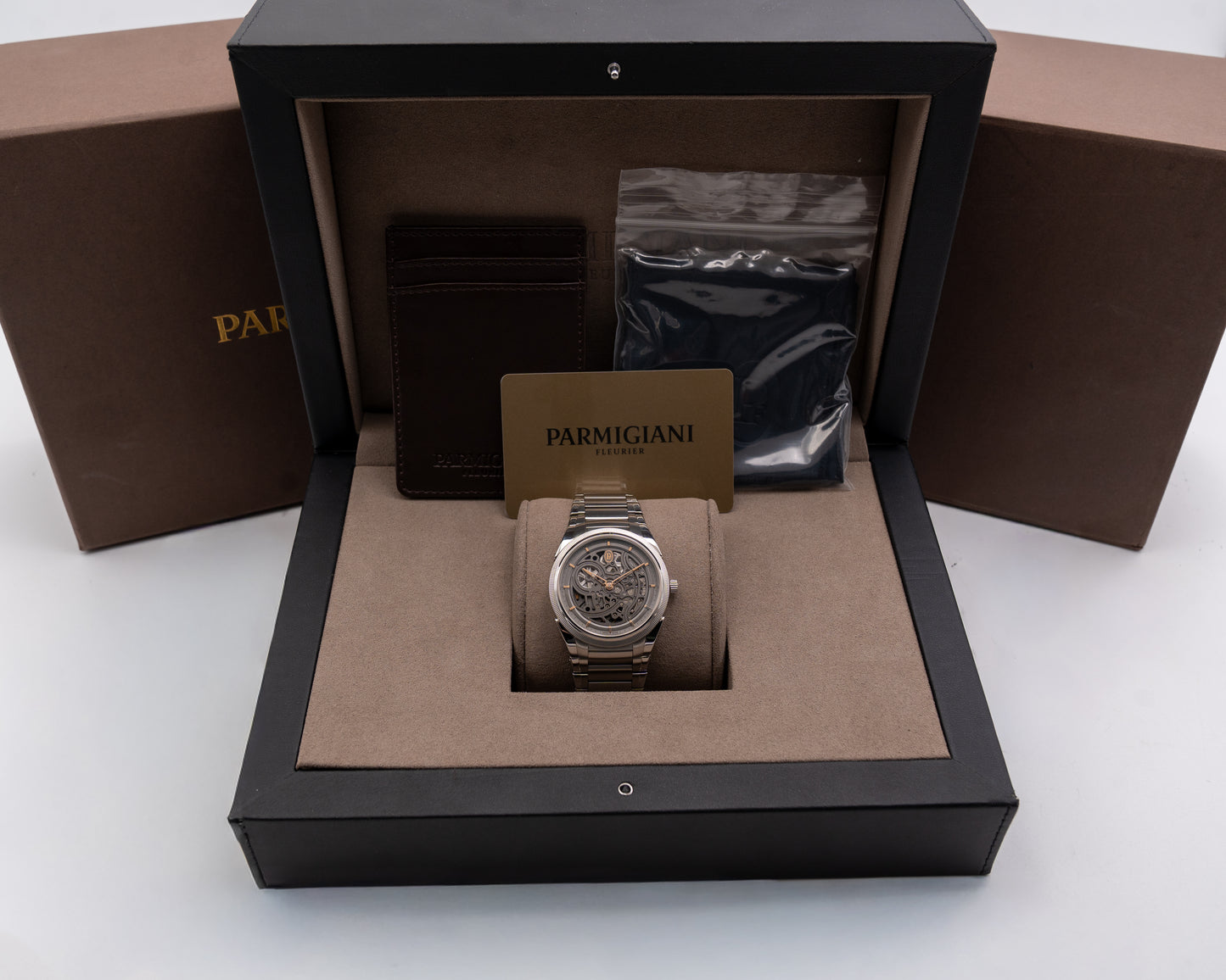 Parmigiani Fleurier Tonda 40mm pfc912-1020001-100182 Steel Skeleton Gold Hands 2025