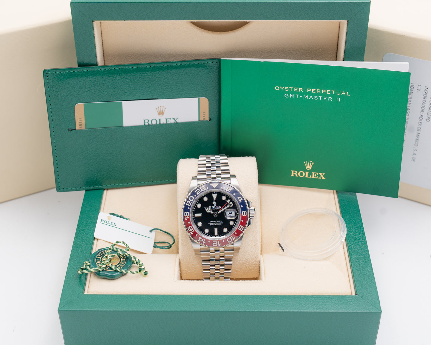 Rolex GMT Master II 40mm 126710BLRO Pepsi on Jubilee 2020