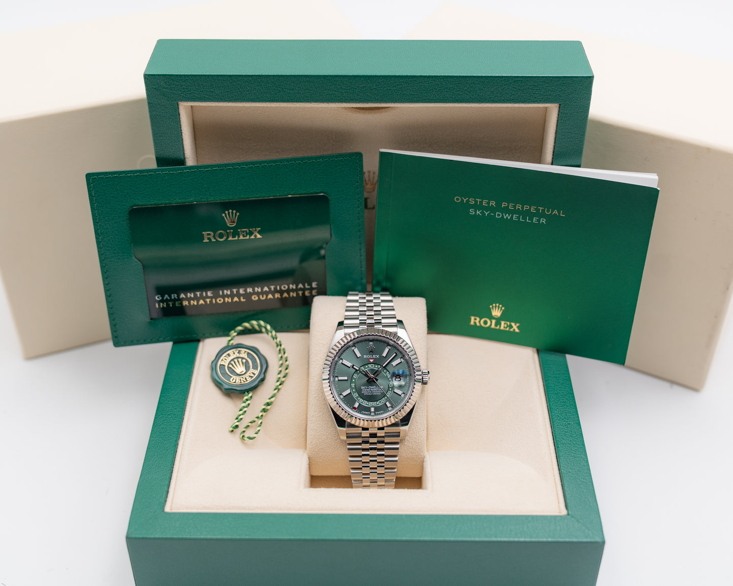 Rolex Sky Dweller 42mm 336934 Green Dial Jubilee 2024