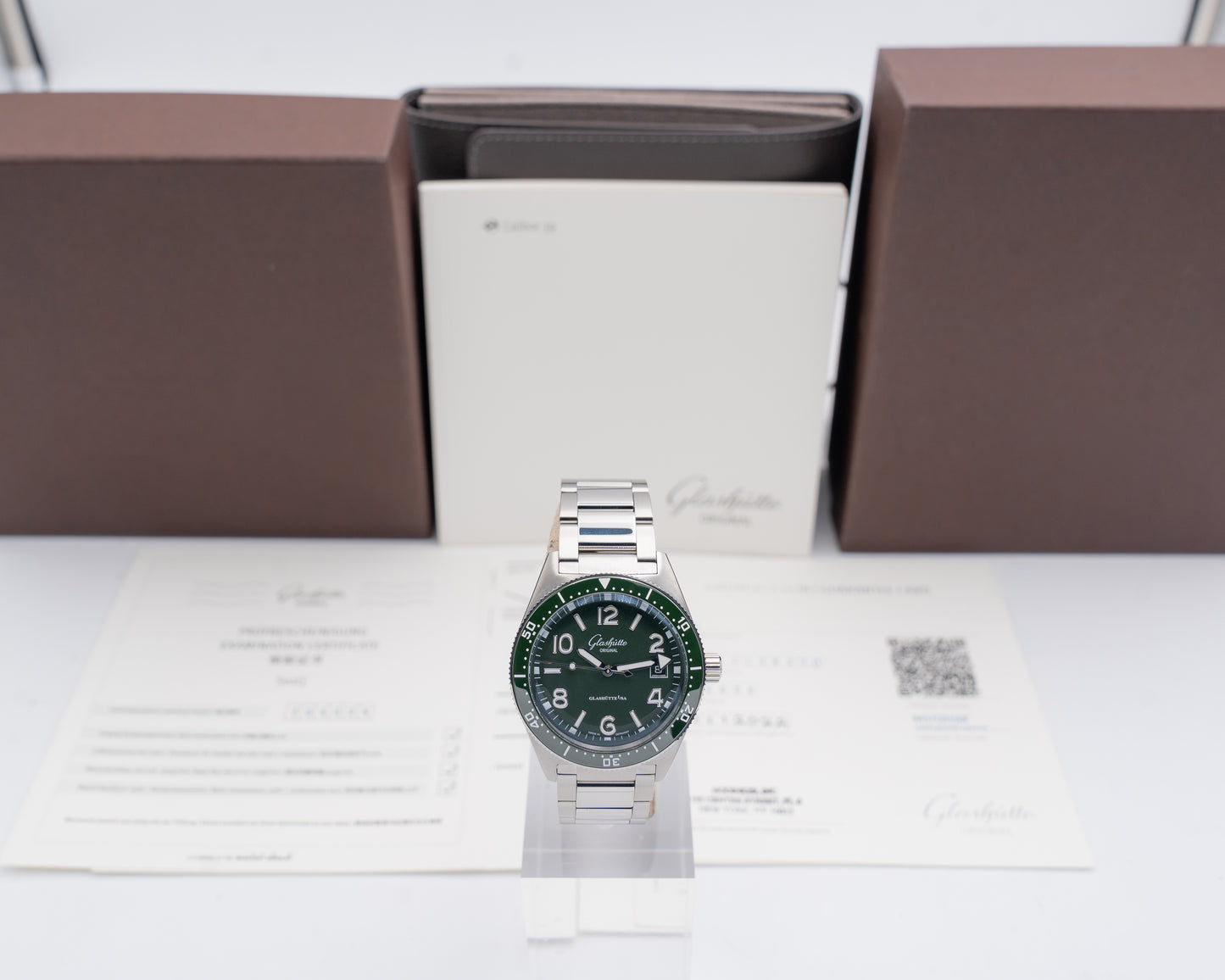 Glashütte SeaQ 39.5mm 1-39-11-13-83-70 Green Dial 2022