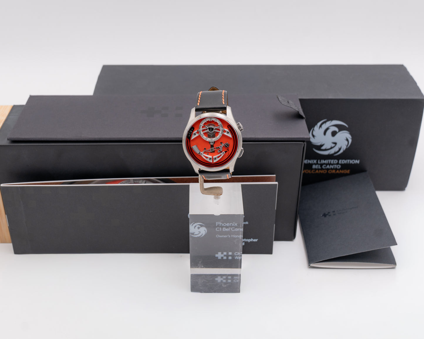 Christopher Ward C1 Bel Canto x Phoenix 41mm c01-41apt1-phnix 1 of 99 Orange Dial 2024