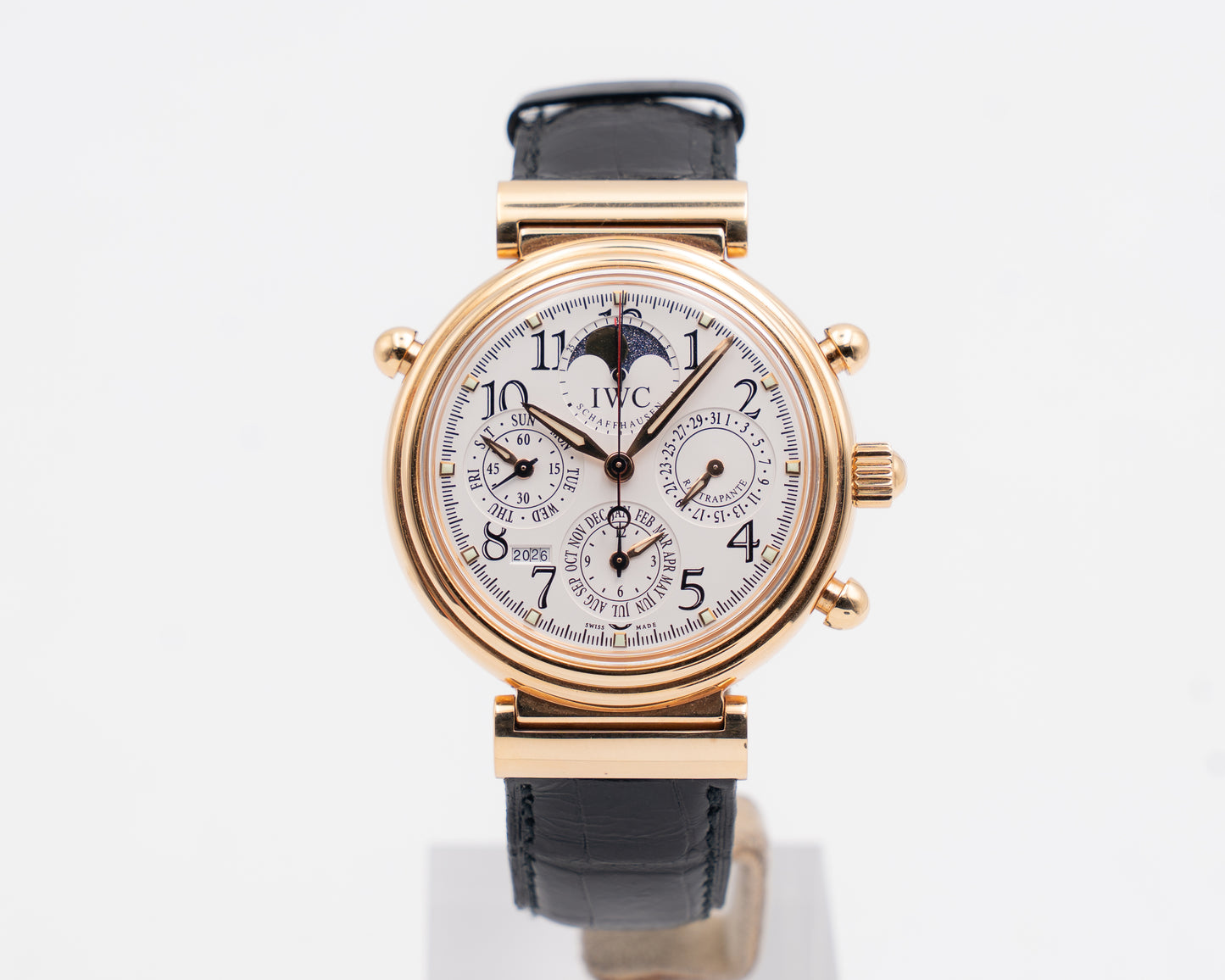 IWC Da Vinci IW375403 Perpetual Rattrapante Red Gold English