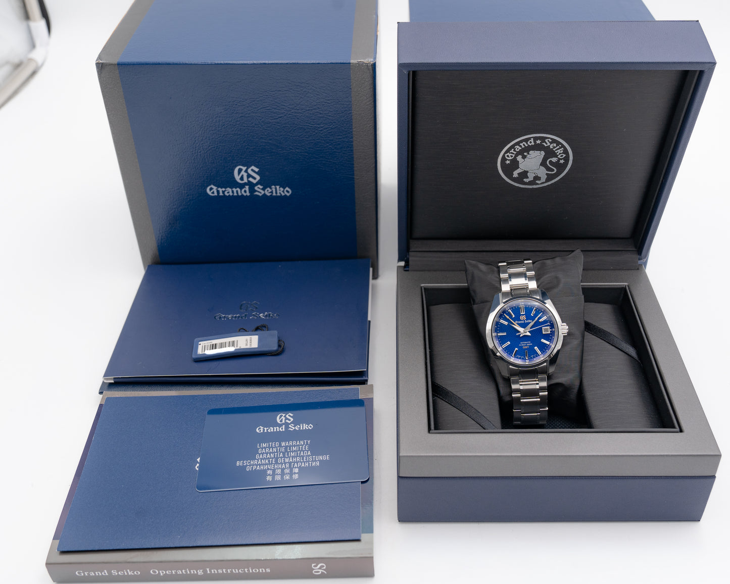 Grand Seiko GMT Heritage 40mm SBGJ261 Blue Peacock Dial 2023