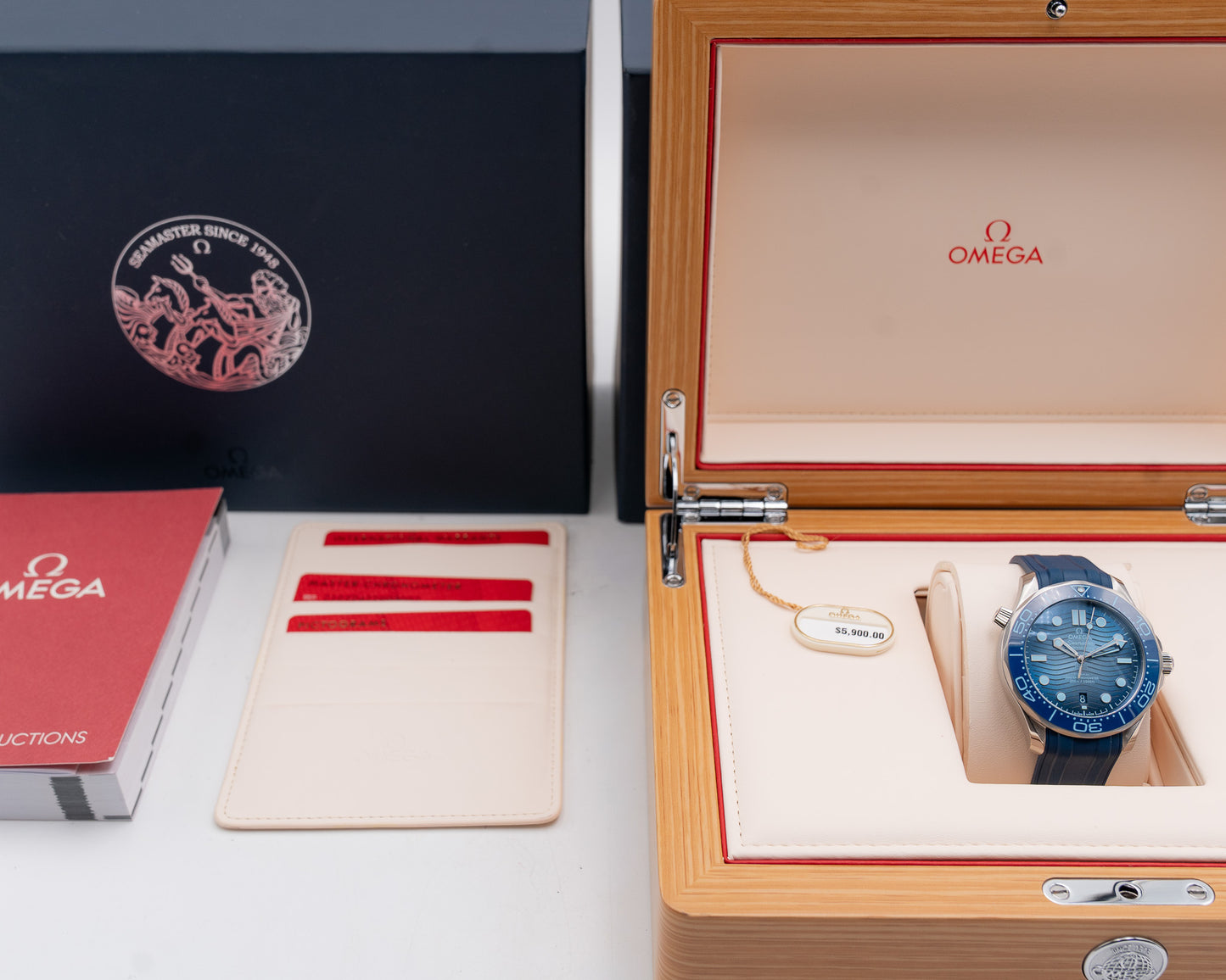 Omega Seamaster Diver 300m 42mm 210.32.42.20.03.002 Summer Blue Edition