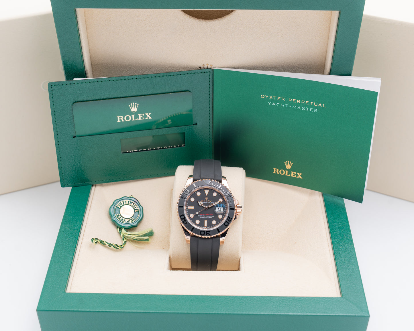 Rolex Yacht-Master 40mm 126655 Rose Gold Oyster Flex 2021