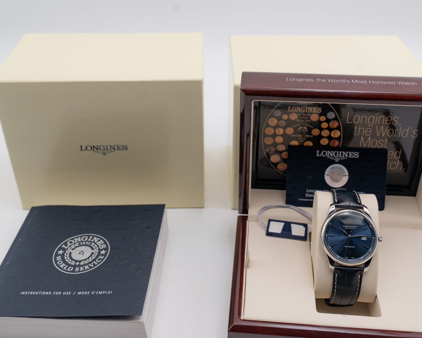 Longines Master Collection 42mm L2.893.4.92.0 Blue Dial 2020