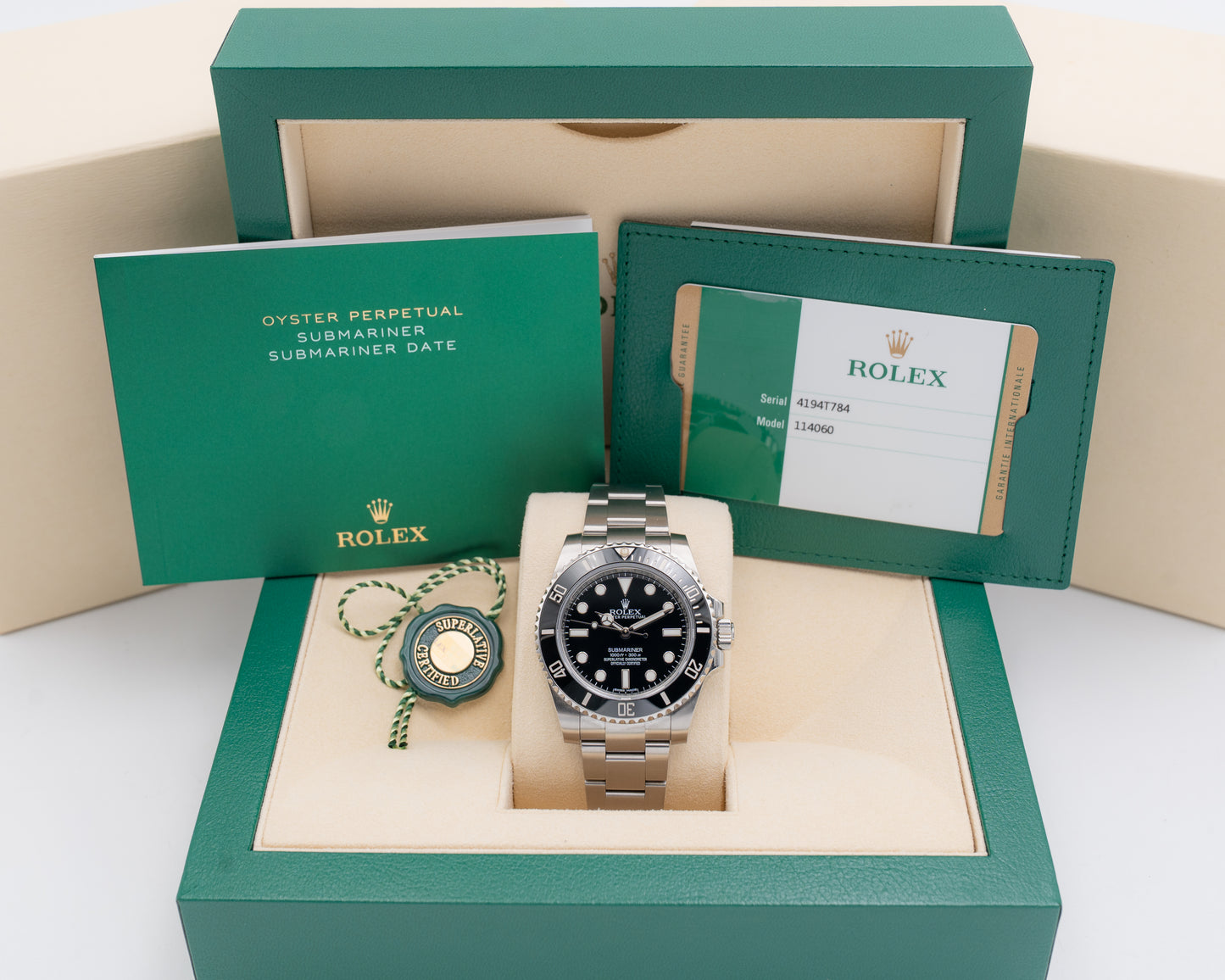 Rolex Submariner No Date 40mm 114060 Black Dial 2017