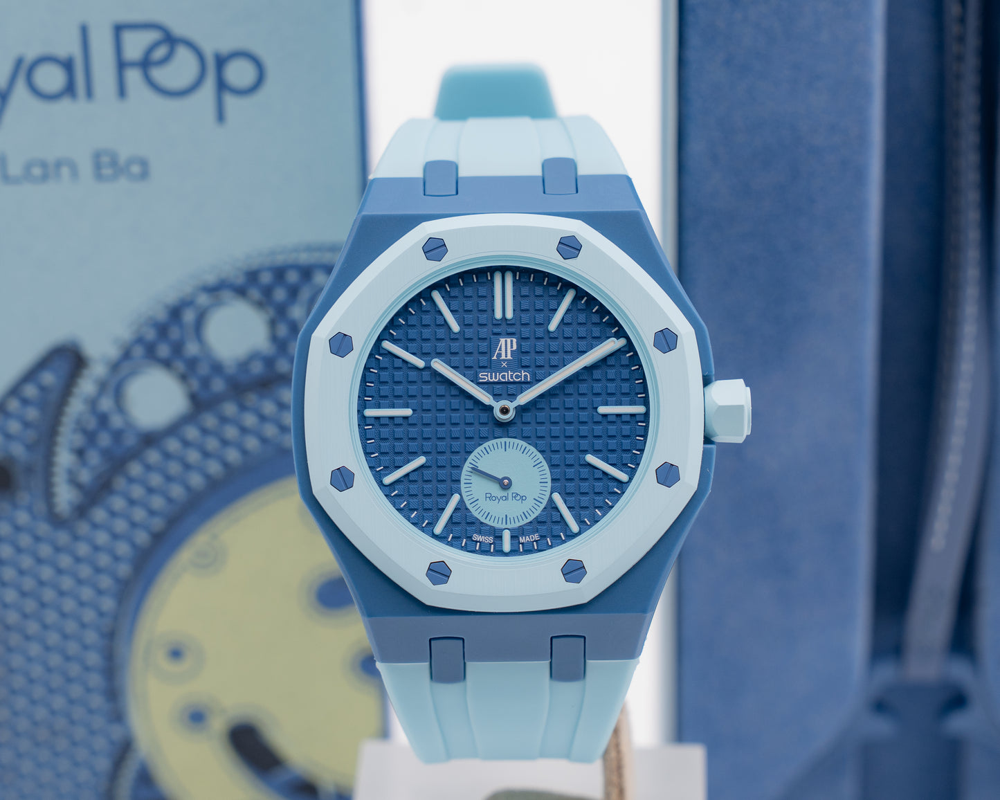 AP SWATCH WATCH LAN BA, RUNNING SECONDS, SIDE CROWN 2026
