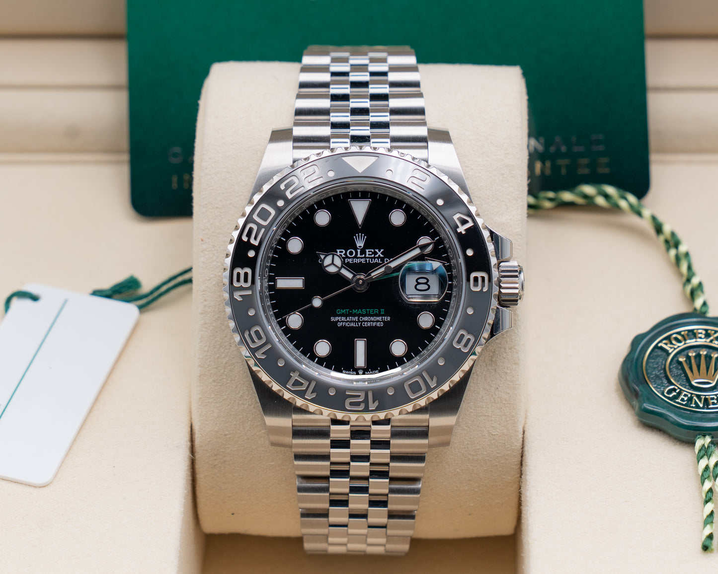 UNWORN Rolex GMT-Master II 40mm 126710GRNR Bruce Wayne Jubilee 2026
