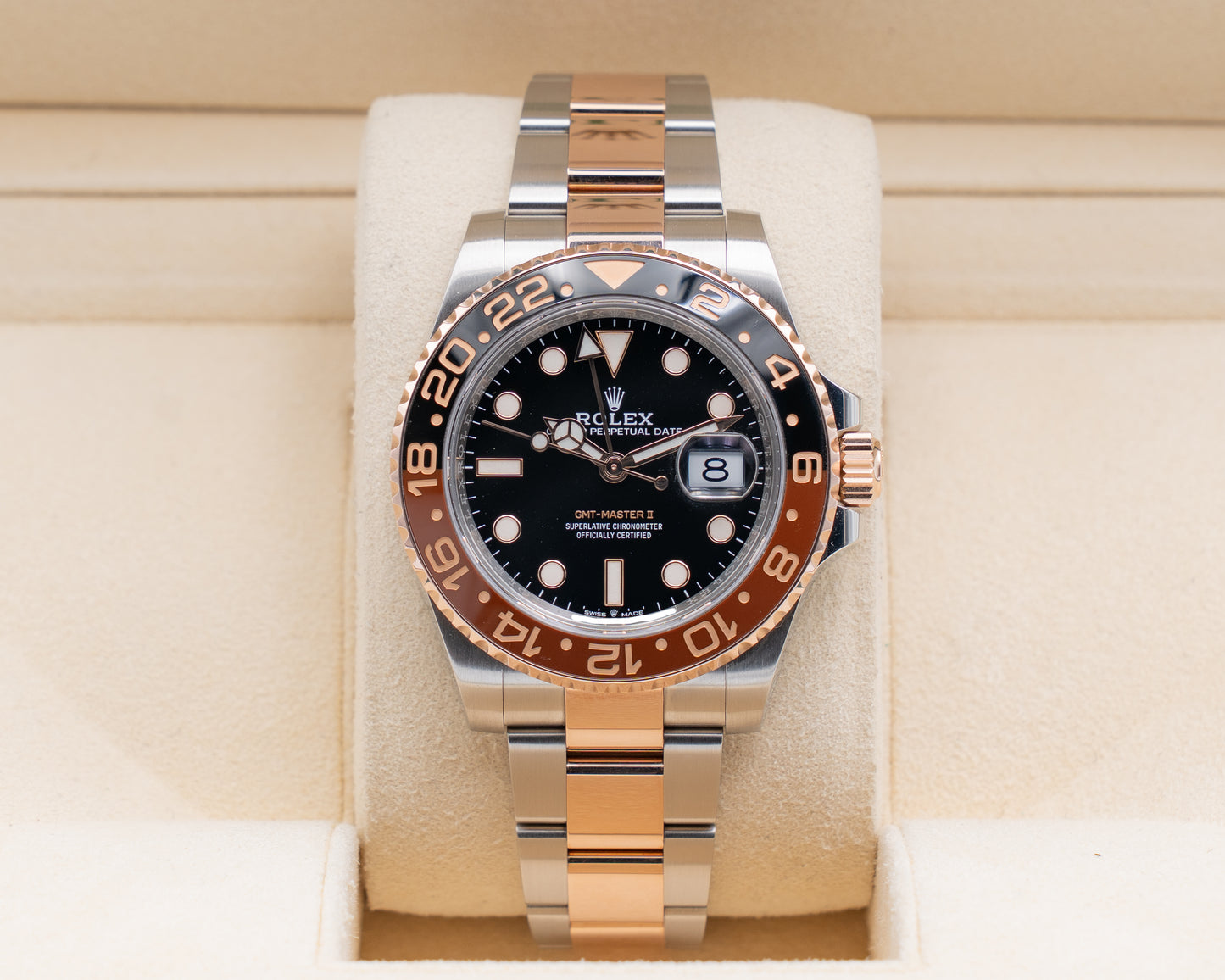 Rolex GMT Master II 40mm 126711CHNR Rose Gold Rootbeer 2021