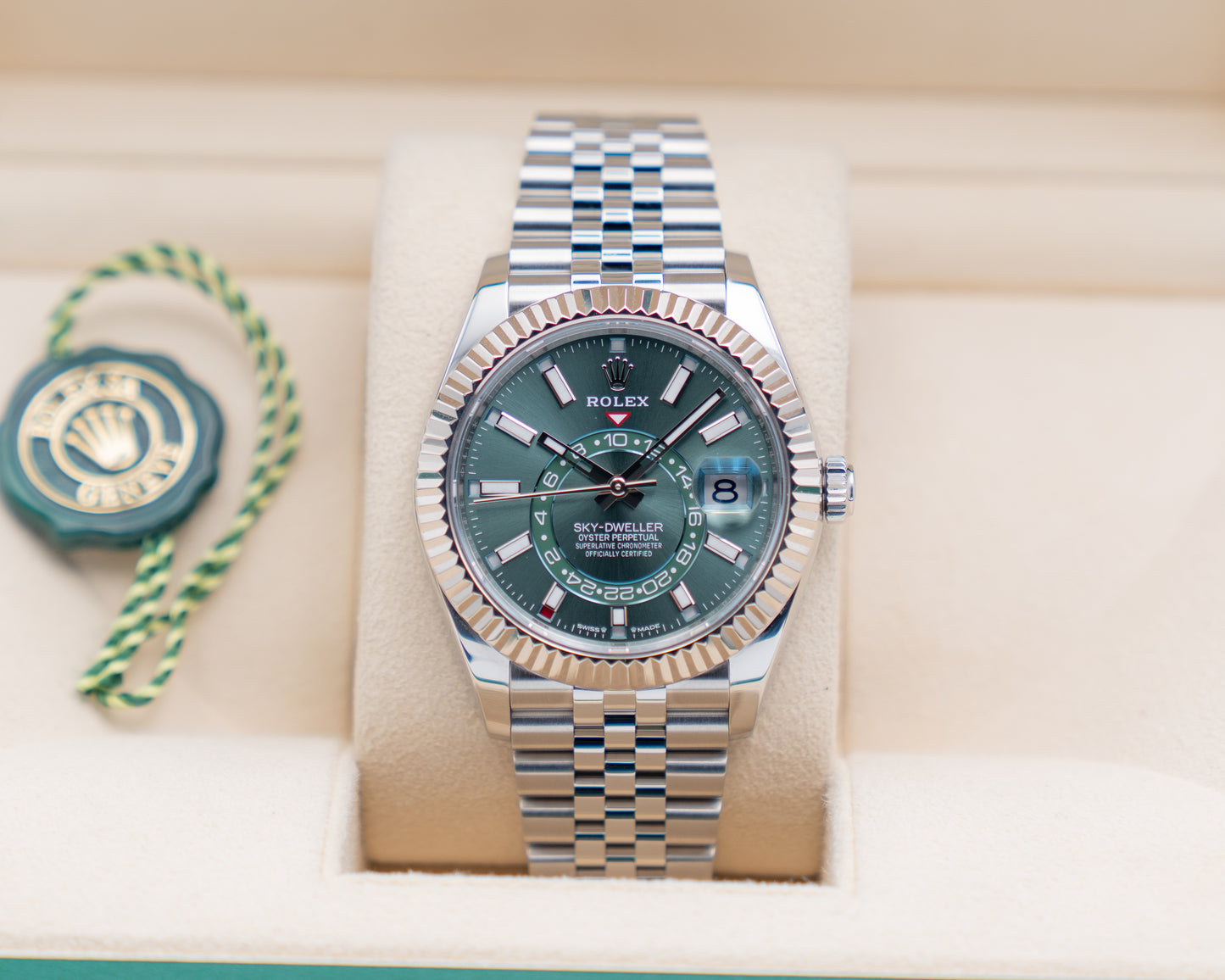 Rolex Sky Dweller 42mm 336934 Green Dial Jubilee 2024