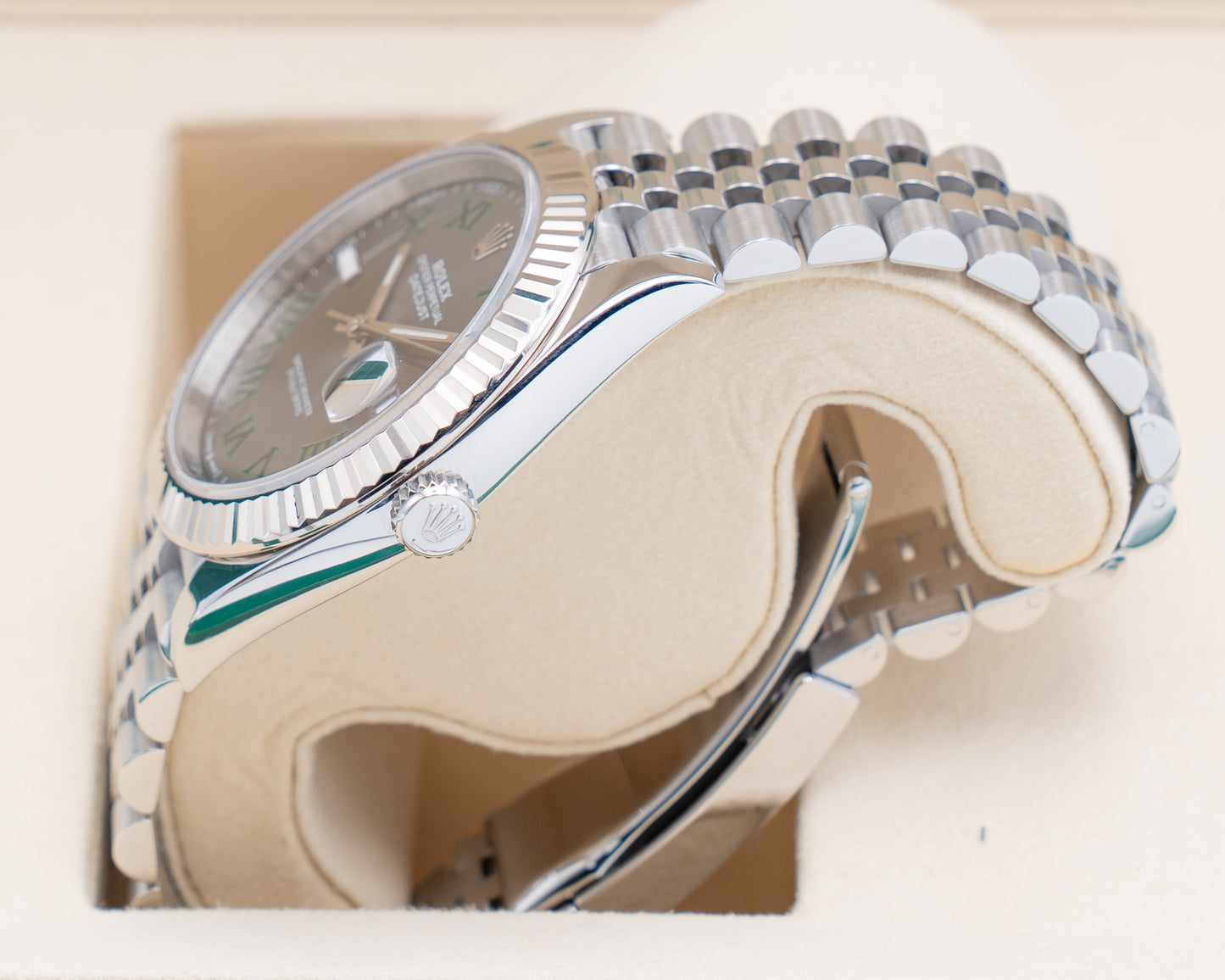 Rolex Datejust 41mm 126334 Wimbledon Fluted Jubilee 2025