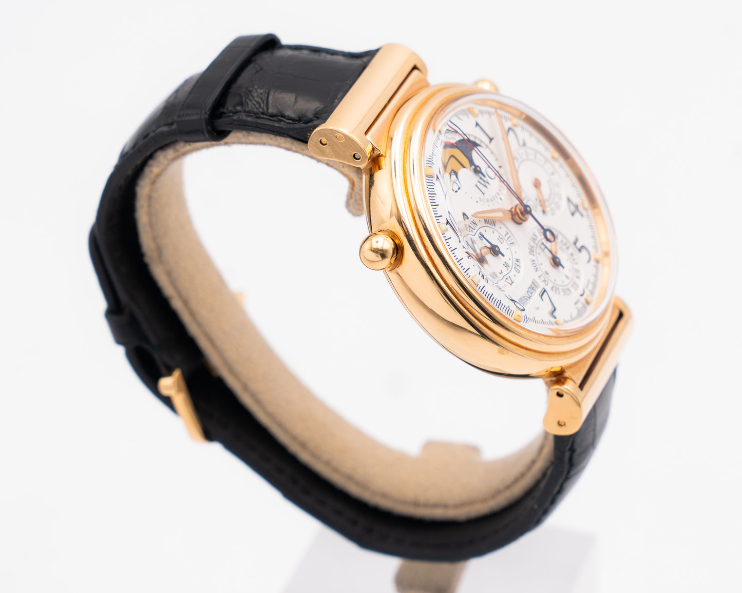 IWC Da Vinci IW375403 Perpetual Rattrapante Red Gold English