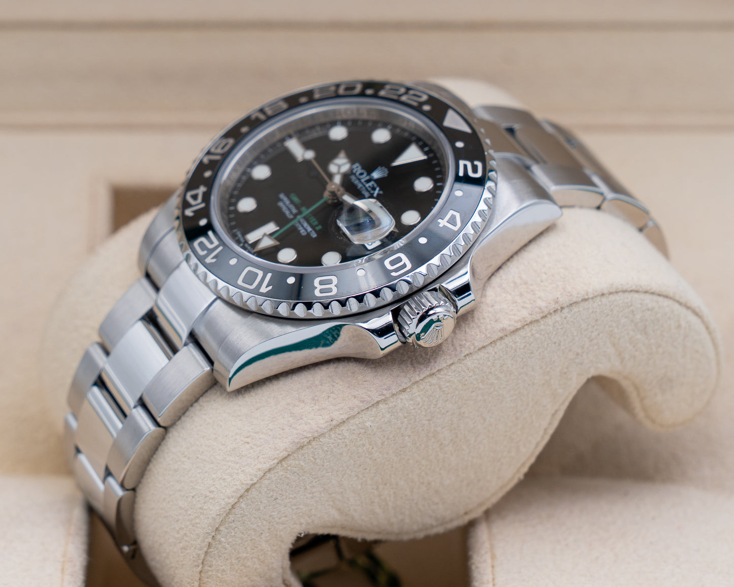 Rolex GMT Master II 40mm 116710LN Green Arrow 2011