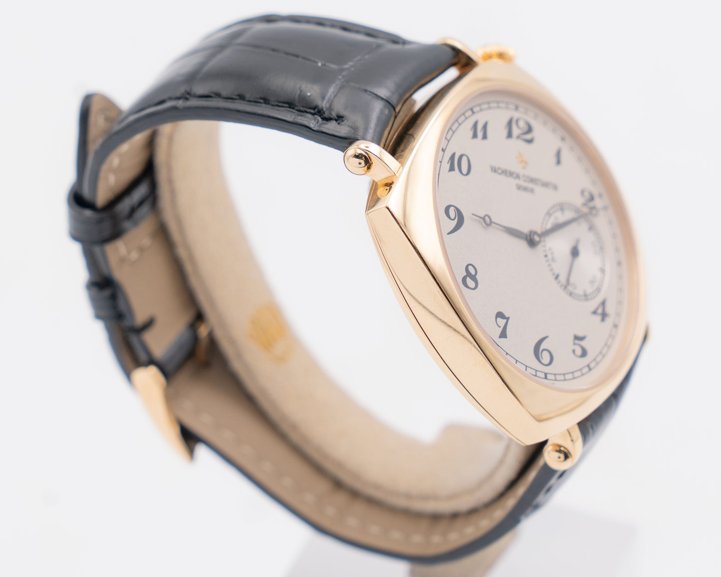 Vacheron Constantin Historiques American 1921 40mm 82035 Yellow Gold Black Strap 2014