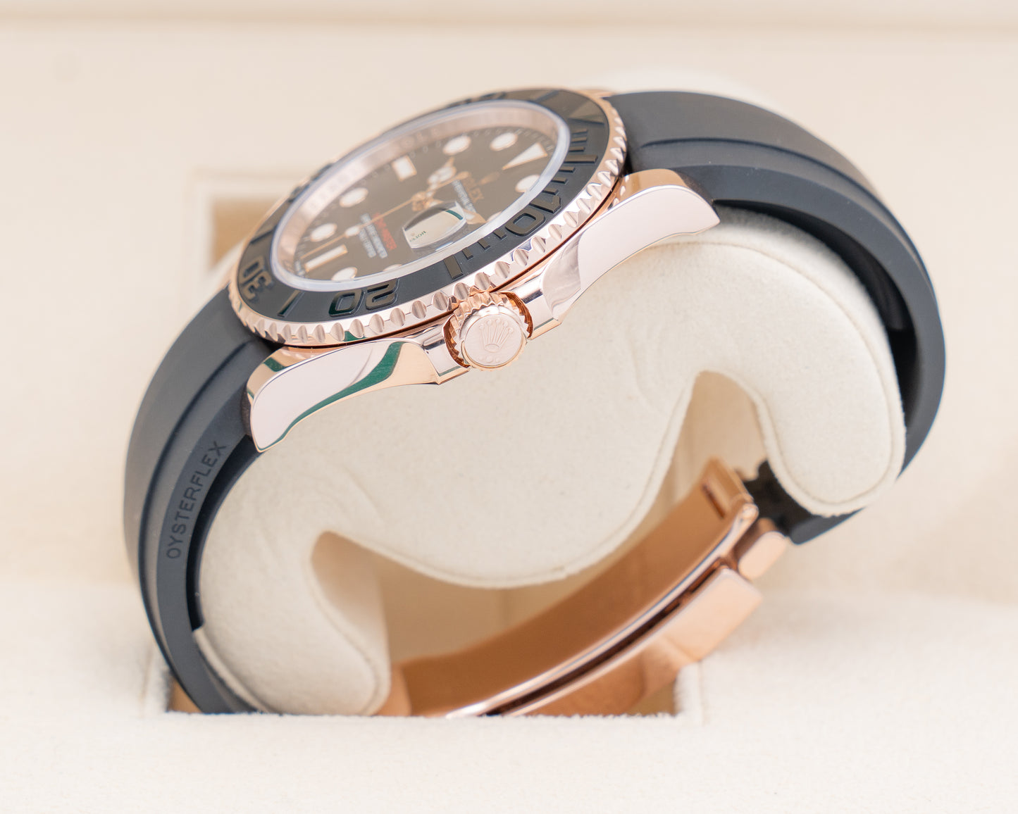 Rolex Yacht-Master 40mm 126655 Rose Gold Oyster Flex 2021