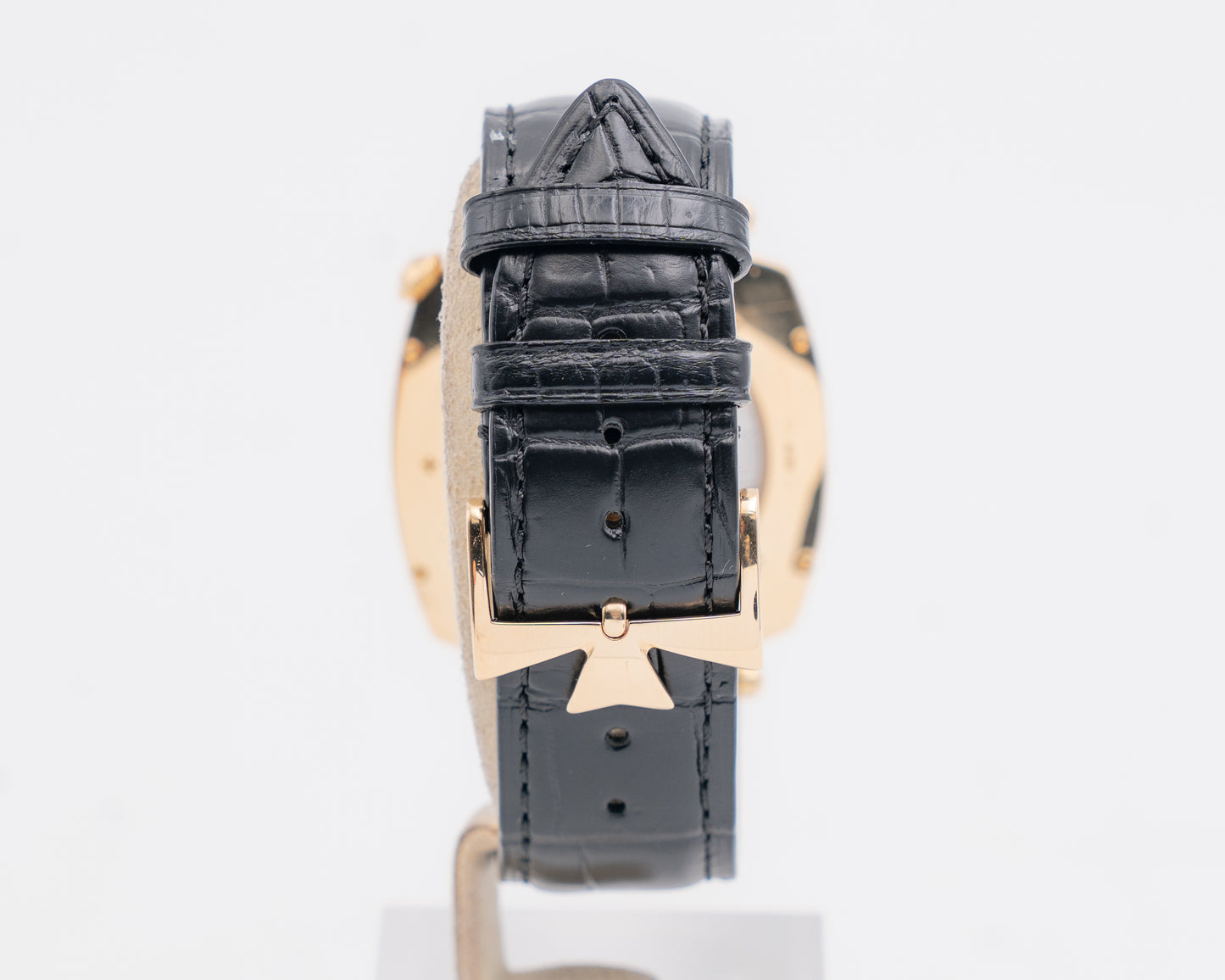 Vacheron Constantin Historiques American 1921 40mm 82035 Yellow Gold Black Strap 2014