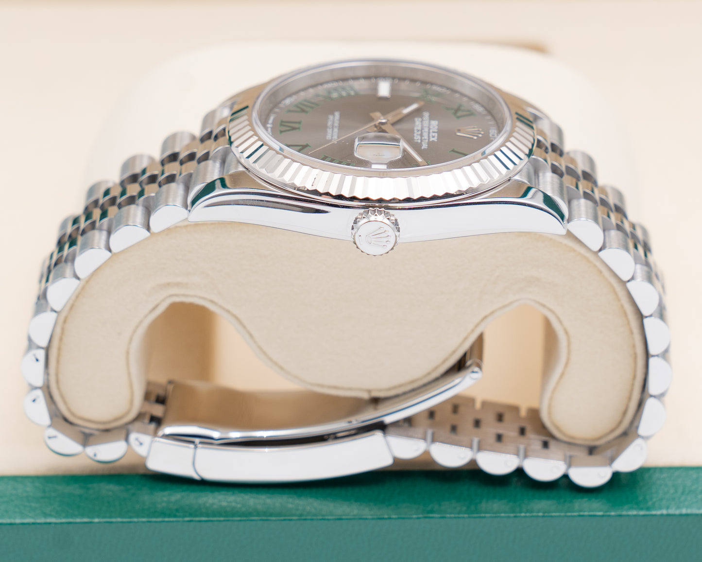 Rolex Datejust 41mm 126334 Wimbledon Fluted Jubilee 2025