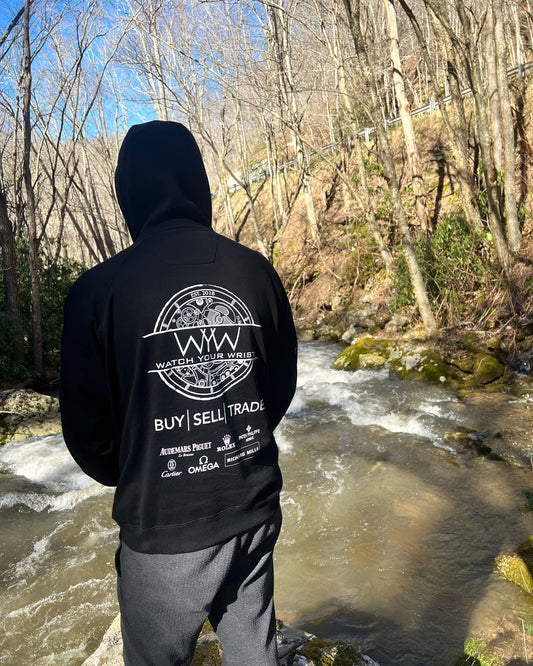Watch Your Wrist Men’s black Hoodie